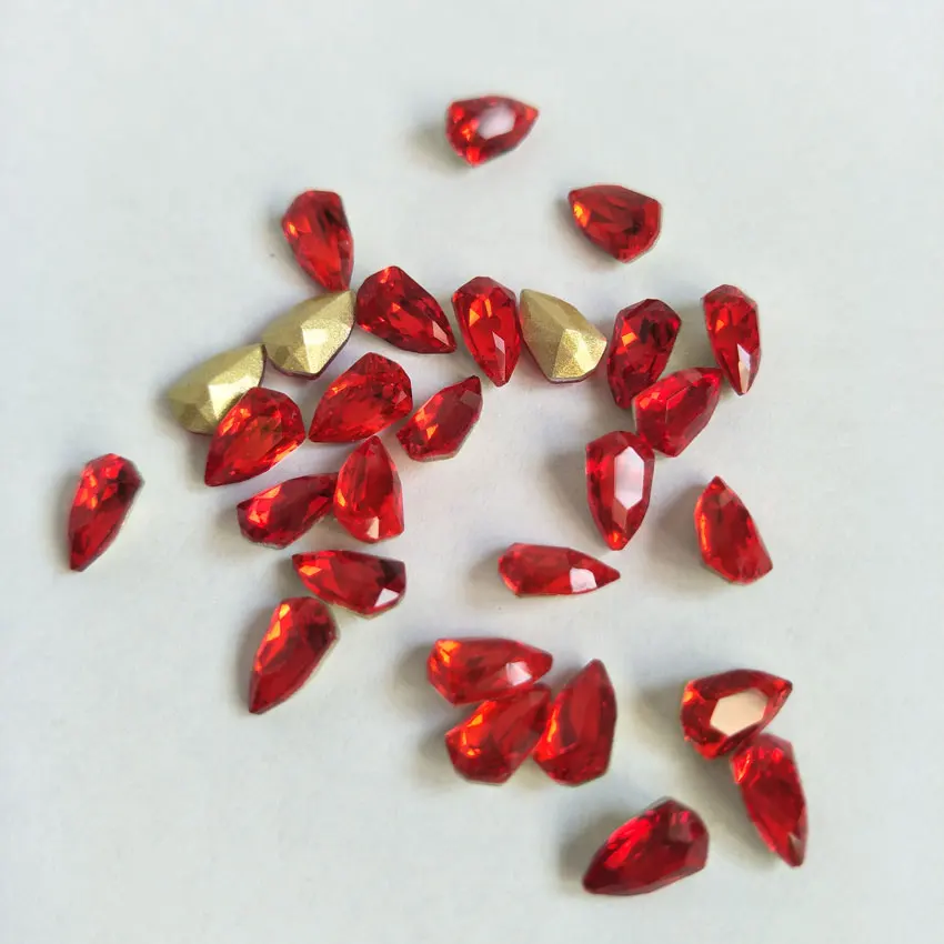 

New 100pcs Glass Rhinestones Decorations for Nail Art Crystals Adhesive Decor Nail Design 3D Strass Charms Wholesale DIY