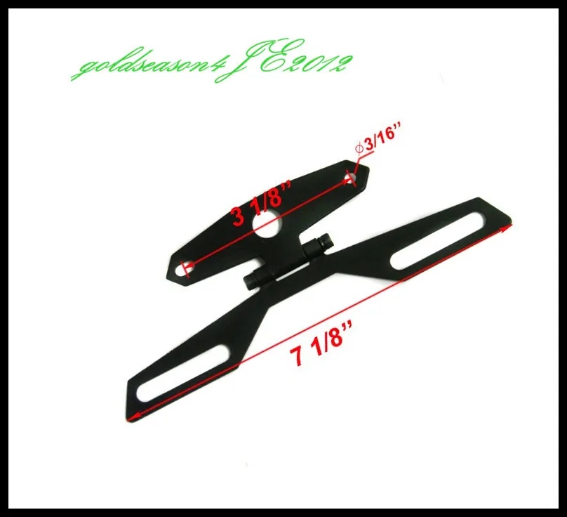 

Adjustable Folding License Plate Tag Holder for Kawasaki ATV KFX Dirt Bike