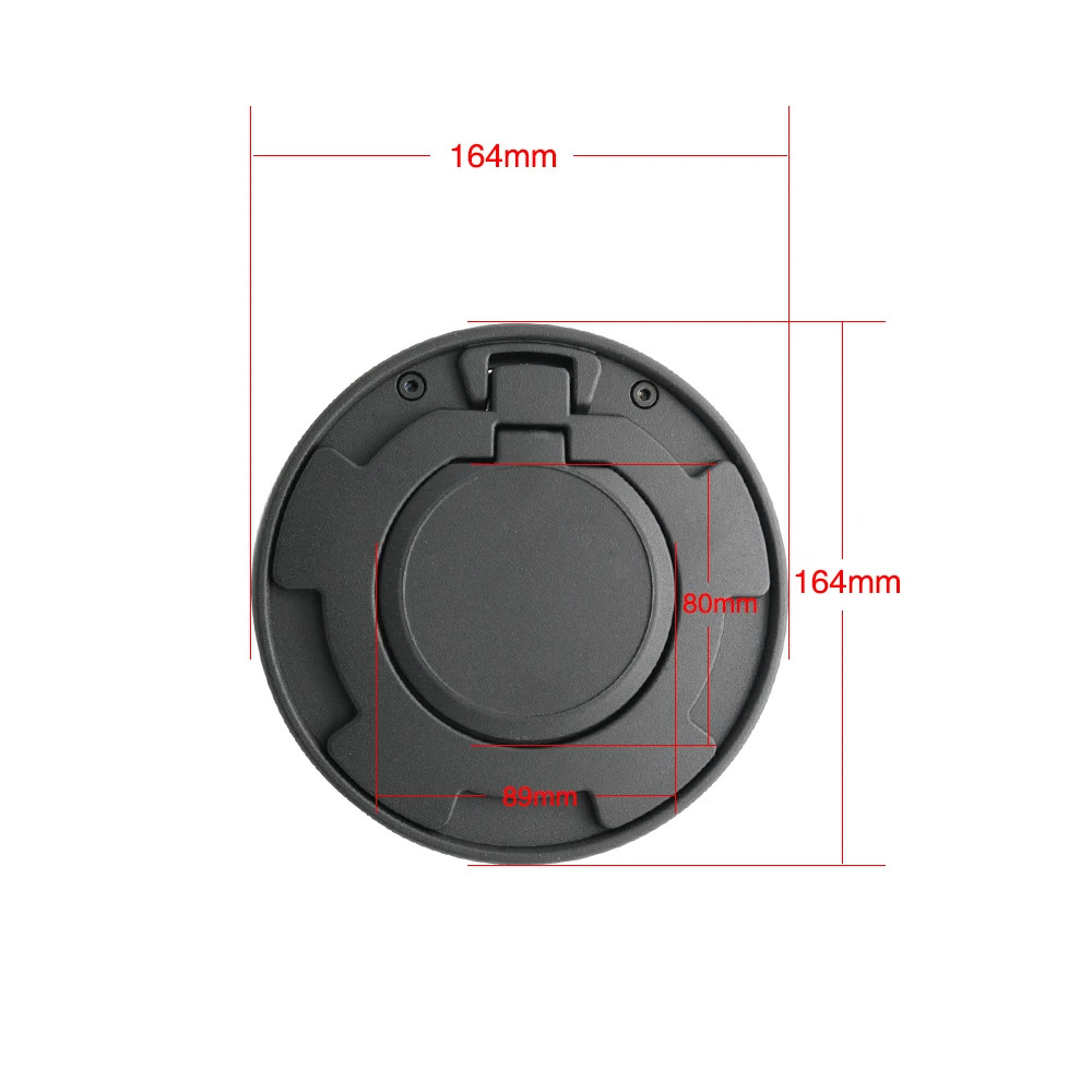 New Arrival Alloy Black Car Fuel Tank Cover Fuel Gas Cap Cover For Jeep Wrangler 2007-2017 With Key Safety (5)