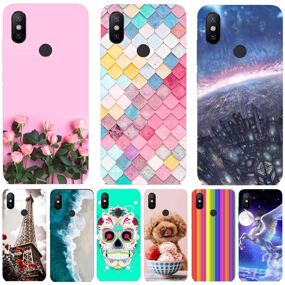 

Phone Cover Xiaomi Mi A2 Lite Case Silicone Funda Xiaomi Mi A2 Lite Cover 3d Cute Anime Coque Xiaomi Mi A2 Lite Capa Cover Case