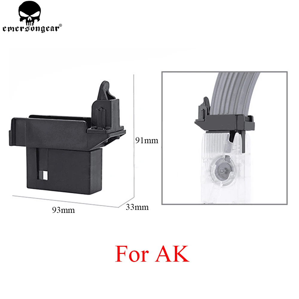 Emerson AK адаптер M4 скоростное заряжающее устройство BB конвертер адаптировать АК журнал для охоты Airsoft журнал армейская военная техника
