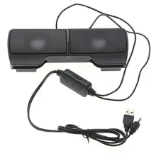 PLEXTONE 1 пара мини портативные USB стерео колонки линейный контроллер Саундбар для ноутбука Mp3 телефон музыкальный плеер ПК с зажимом(China)