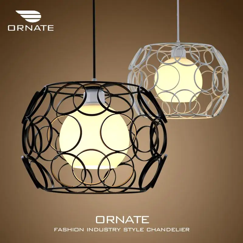 

Free shipping Single head double headed modern creative personality simple balcony stair Nordic bar office industrial style