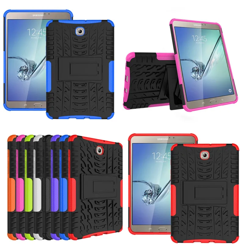 

HH Heavy Duty Armor Hybrid TPU PC Hard Cover Case for Samsung GALAXY Tab S2 8.0'' SM T710 T715 T713 T719 tablet PC Cover Case