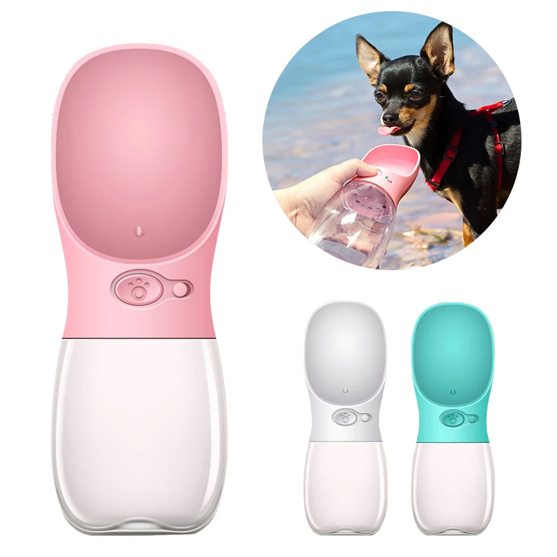 

350ML550ML Dog Feeder Portable Pet Dog Water Bottle Small Large Dogs Travel Puppy Cat Drinking Bowl Outdoor Pet Water Dispenser