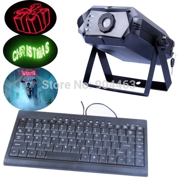 

300mW RGB Text laser stage lighting Holiday light laser projector text input by keyboard emotional expression without boundaries