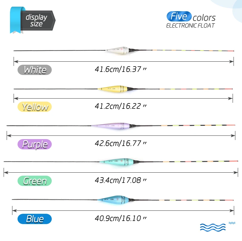 Fishing Float LED Electric Float Light Fishing Tackle Luminous Electronic Float without battery (6)