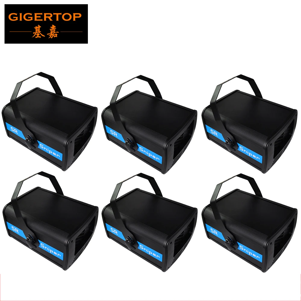 TIPTOP Stage Light 6pcs/lot Professional Stage light 5r Scanner 200w Scan Beam Led Stage Sniper Light DMX 14/20CH 3IN1 for sale