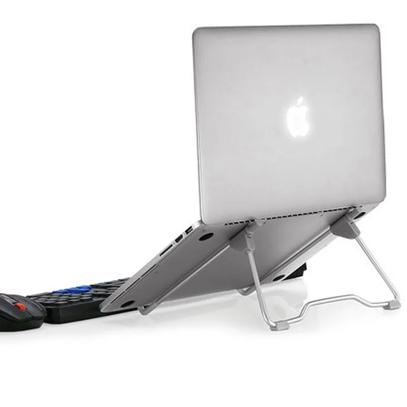 

Folding Portable Laptop Stand Viewing Angle/Height Adjustable Quality Aluminum Alloy Bracket Support 10-17inch Notebook Tablet