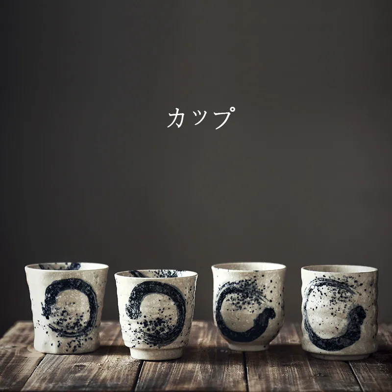 NIMITIME японский стиль чашка для воды керамическая ручная роспись кунг-фу чайная посуда для кухни
