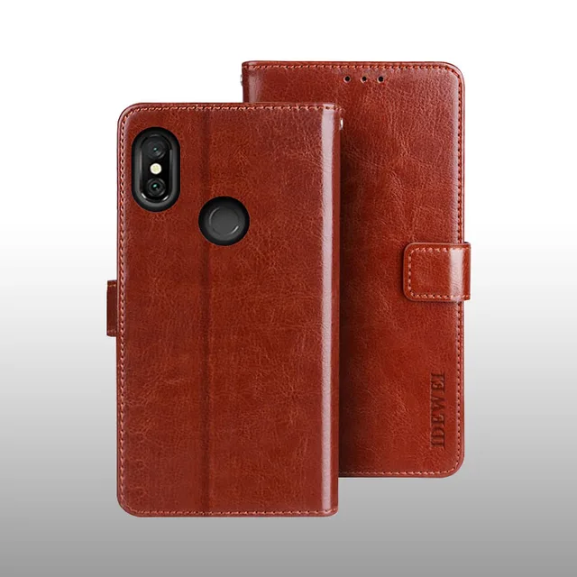 Cheap Case For Xiaomi Redmi Note 6 Pro Case Cover High Quality Flip Leather Case For Xiaomi Redmi Note 5 Pro Cover Phone bag