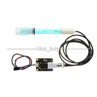 PH センサモジュール 1pc センサモジュール V1.1 + 1pc PH プローブと avr 51 PH シールド MSP430 テストコードセンサー