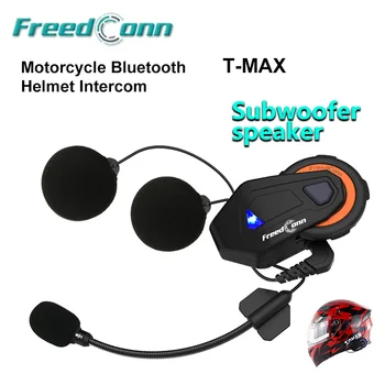 

FreedConn subwoofer speaker motorcycle helmet bluetooth waterproof multifunction bluetooth casque moto helmet intercom T-MAX