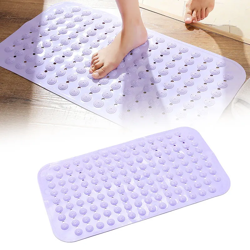 

1PC Non-Slip Waterproof Candy Color Bathroom Mat Kitchen Door Floor Mat Bathroom Accessories Simple Modern Style