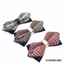 Мужская модная повседневная рубашка ручной работы с галстуком, британский Свадебный галстук-бабочка на день рождения