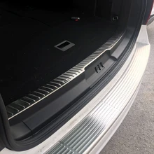 Stainless Steel Interior& Exterior Rear Boot Trunk Fender Plate Trim 1 PCS/ 2 PCS For Ford Expedition 2018