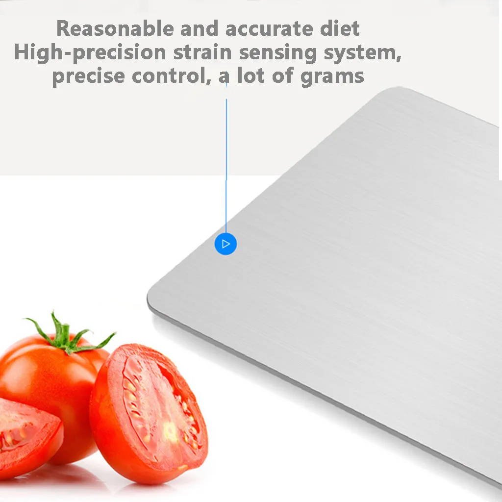 Цифровой Кухня весы Баланс тонкая Нержавеющая сталь электронные весы 15 кг 1g Новое поступление дропшиппинг