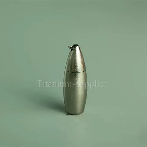 Titanium Waterproof Storage Survival Capsule Seal box Canister Skidproof Surface survival kit multi-functional free shipping | Спорт и