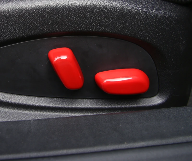 Подходит для Chevrolet Camaro ABS пластик Автомобиль Стайлинг интерьер автомобильные аксессуары сиденье Регулируемый кожух отделка 4 шт