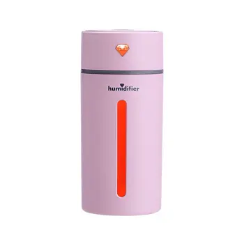 

Cute Diamond Shape Moisturizing Lamp Humidifier LED Humidifier Air Diffuser Purifier Atomizer Refreshing Freshener