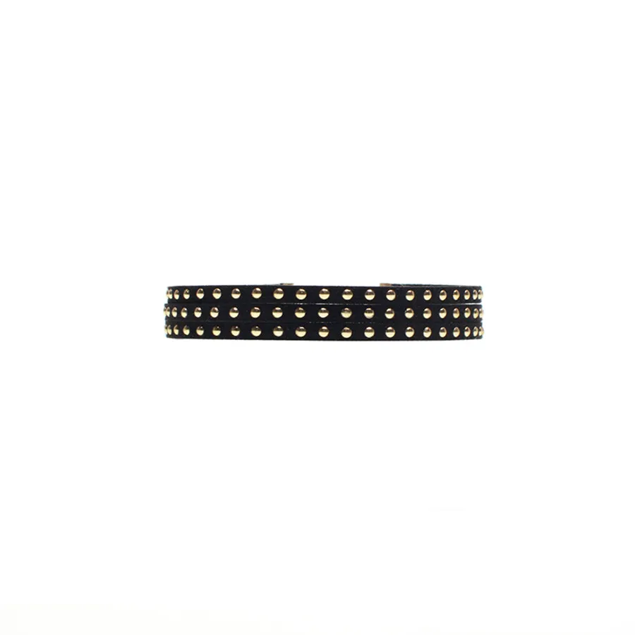 

Gothic Punk Choker Necklace Black Velvet Steampunk Tattoo Necklaces Rivets Leather Jewellery Clavicle Colar Bijoux
