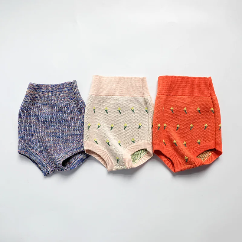 

2019 Summer Spring Toddler Baby Kids Girl Shorts Knitted Korean Sweet Kids Boys Clothings