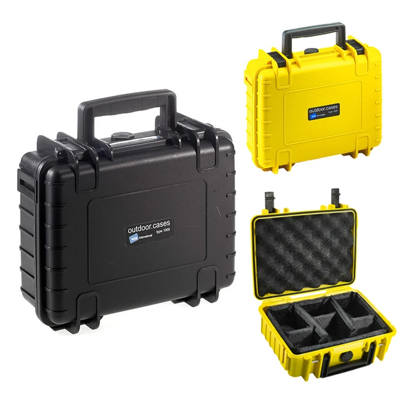 

Roadfisher Small Waterproof Shockproof Case Moistureproof Seal Equipment Tool Box Insert For Photography Camera Lens UAV Drone