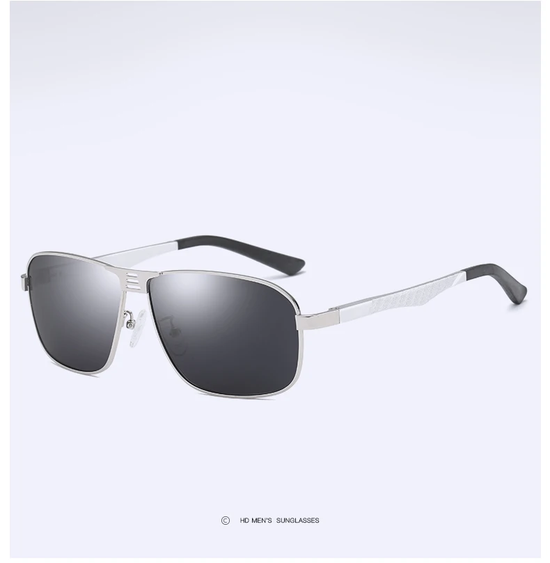 YSO мужские солнцезащитные очки винтажные Поляризованные UV400 алюминиевая рамка TAC линзы солнечные очки мужские Квадратные аксессуары для мужчин 3001