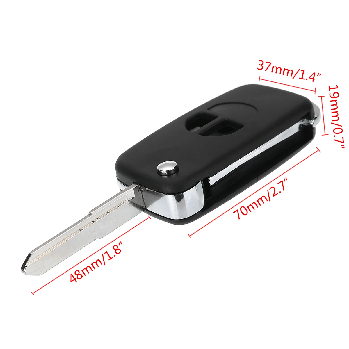 1pc Car Keys Case 2 Button Flip Remote Key Fob Case Shell Uncut Blade NO Chip Car Key Case For Suzuki Grand Vitara Swift Iginis