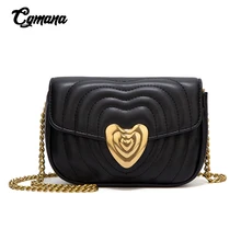 Black PU Leather Women Messenger Bags Female Chain Strap Ladies Shoulder Bag Small Ladies Flap Bag Crossbody Bags For Women Black PU Leather Women Messenger Bags Female Chain Strap Ladies Shoulder Bag Small Ladies Flap Bag Crossbody Bags For Women