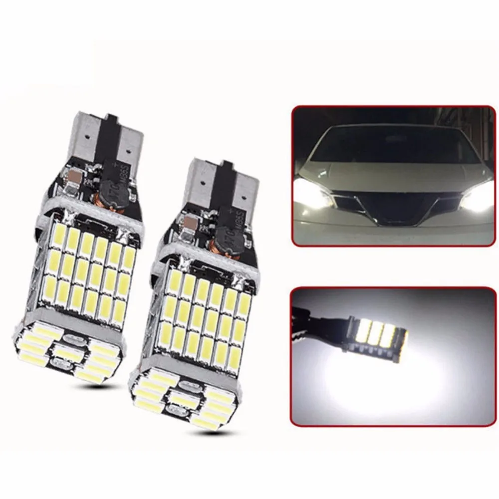 

2pcs 1000LM Canbus Error Free 921 912 T10 T15 SMD 4014 Chipset Car LED Turn Signal Reversing Brake Tail Light Stop Lamp Bulbs