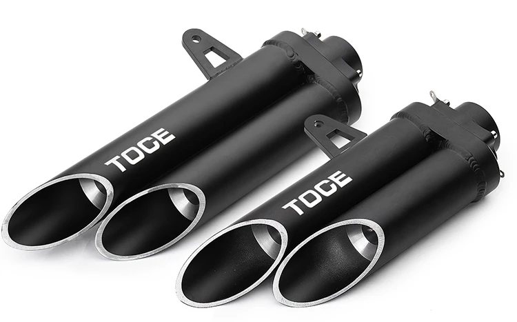 

Universal 36-51mm High quality toce Motorcycle Double Exhaust Muffler Pipe for toce exhaust for toce muffler zx10r R1 R6 cbr1000