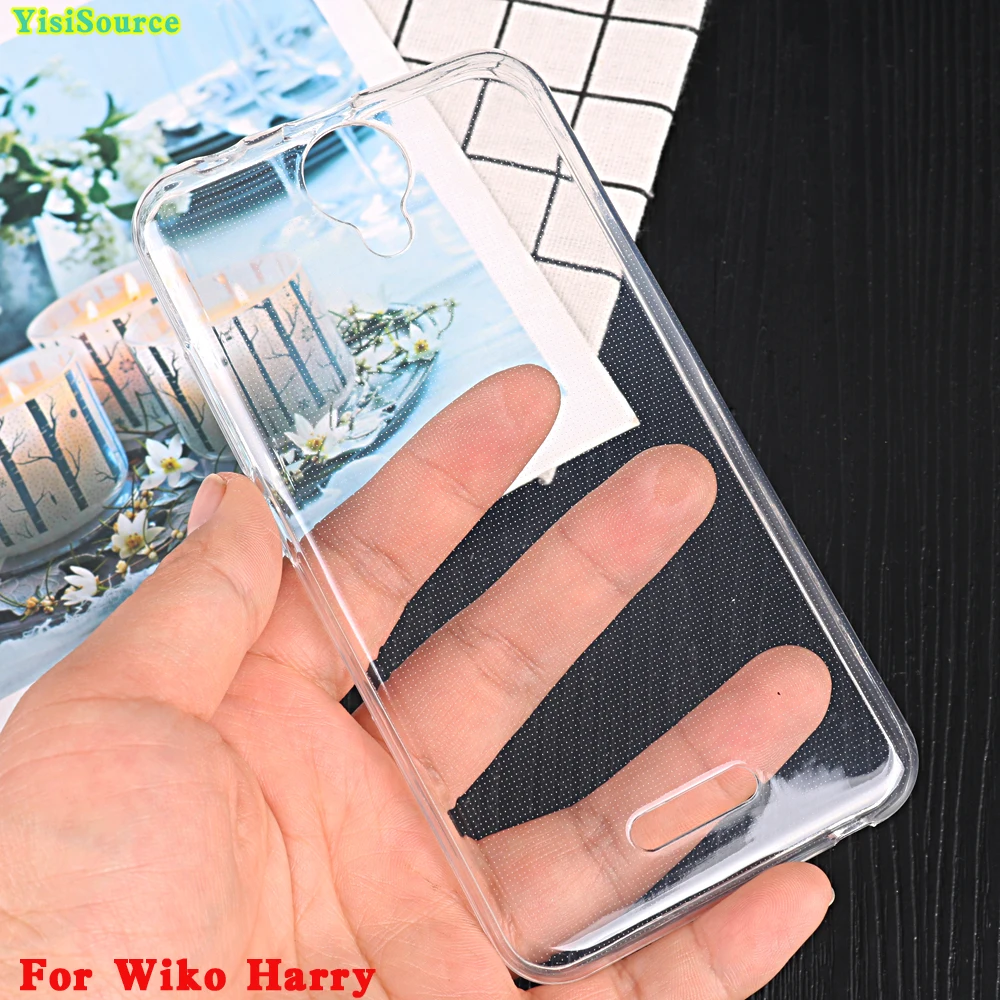 

YisiSource Case for Wiko Harry Soft Slicone Case High Quality Transparent Clear Soft TPU Back Cover Case for Wiko Harry