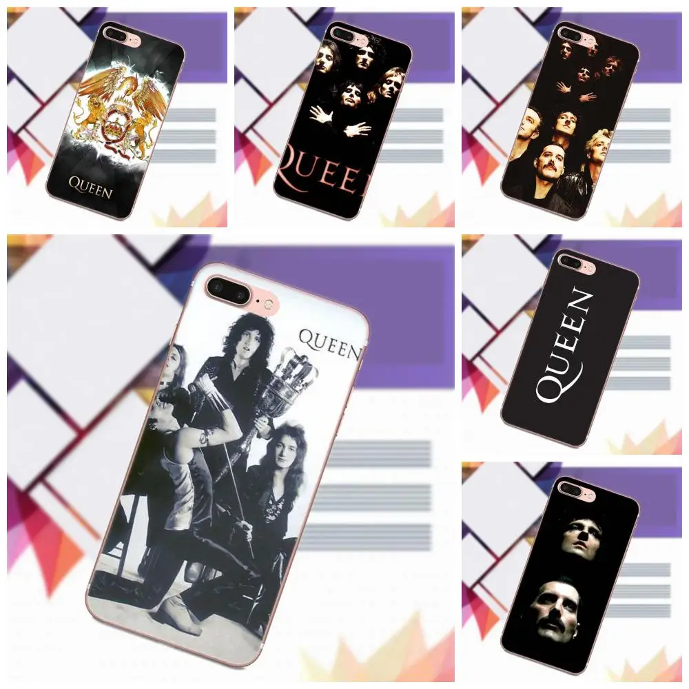 

Vvcqod Soft TPU Cases Capa For Huawei G8 Honor 5C 5X 6 6X 7 8 9 Y5II Mate 9 P7 P8 P9 P10 P20 Lite Plus 2017 Queen Rock Bands