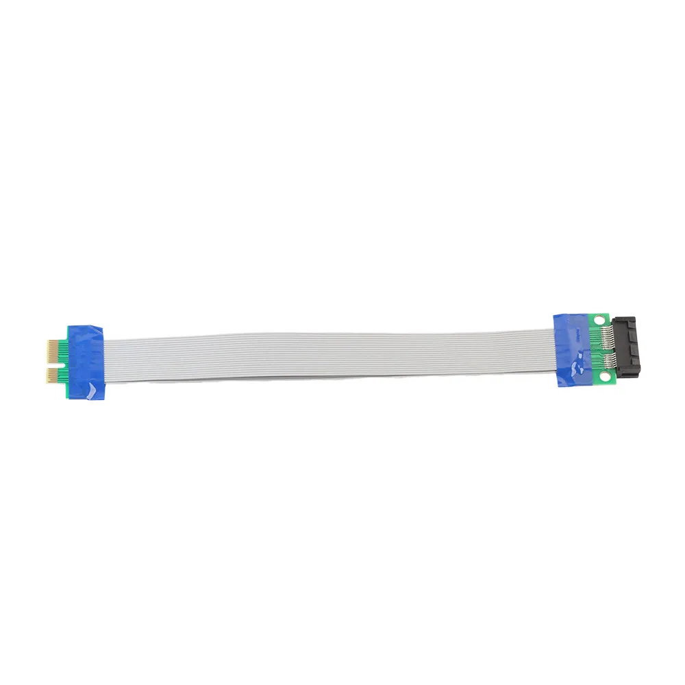 

PCI-E 1X Slot Riser Card Extender Extension Ribbon Flex Cable PCI-Express Lead Dropshipping Mar29