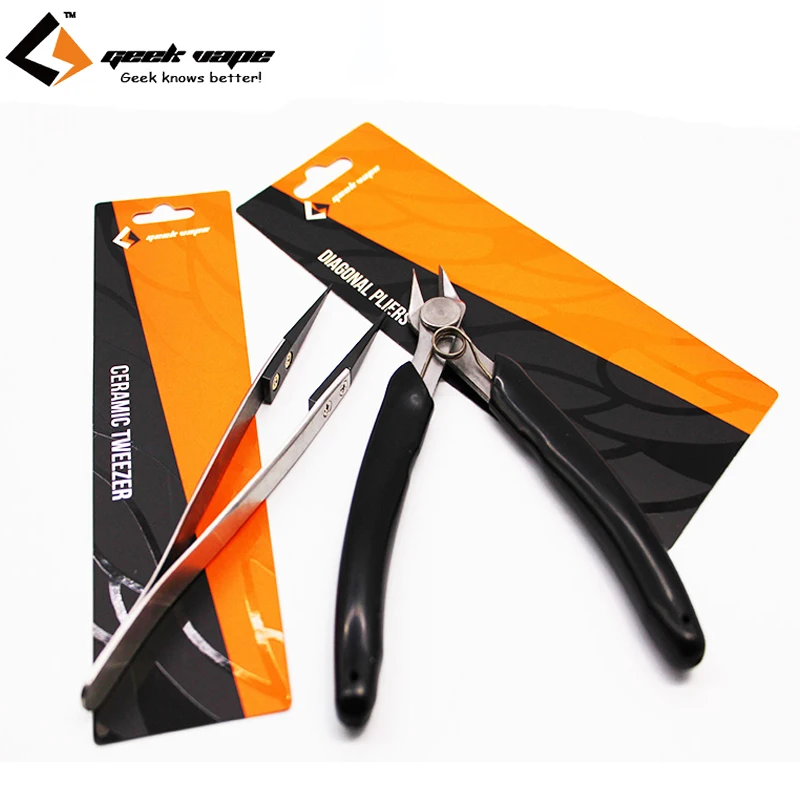 Originla Geekvape Ceramic Tweezer Diagonal Pliers RBA RDTA RDA Tank Wire Cotton Cutters E Cigarette tool VAPE DIY 01