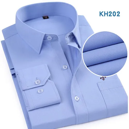 Dudalina Camisa мужские рубашки с длинным рукавом мужская рубашка брендовая одежда умный Повседневный тонкий крой Camisa Social Masculina Chemise Homme - Цвет: kh202PBLUE