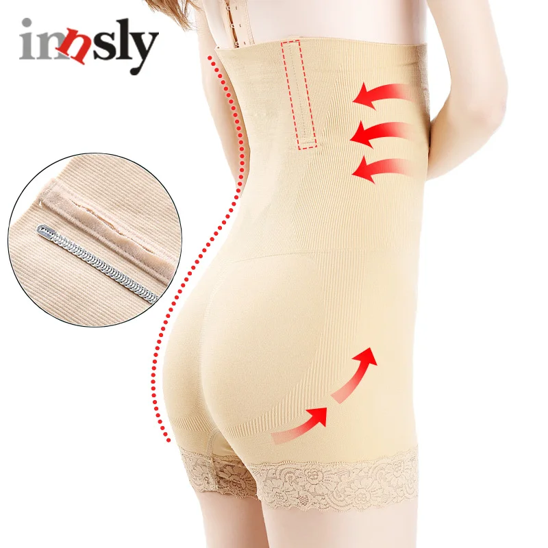

Innsly Control Panties Women High Waist Shapers Safety Pants Breathable Female Body Shaper Slimming Trainer Corset Underwear