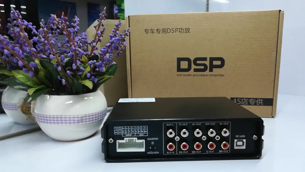 Автомобильный цифровой звуковой процессор аудио DSP с 31 полосным выравниванием 4