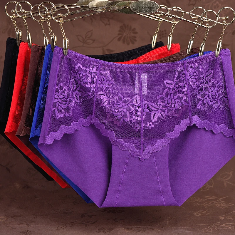 Buy Pure Cotton Briefs female underwear breathable