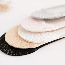 Невидимые силиконовые 1 пара модные женские нескользящие силиконовые Невидимые кружева лодыжки Горох обувь с глубоким вырезом короткие носки 4 цвета