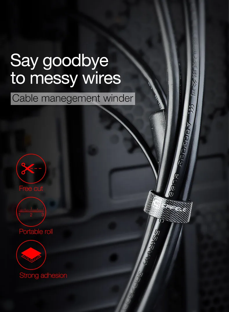 CAFELE Кабельный органайзер провод зажим для намотки наушников Держатель Управление для iPhone samsung USB кабель мышь шнур протектор кабельный зажим