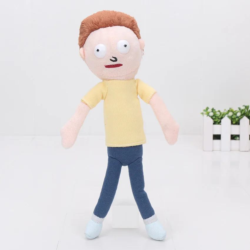 17 30 см плюшевые игрушки Морти счастливые грустные пеноформенные Meeseeks мягкие