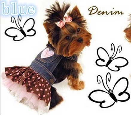 La mejor calidad del algodón ropa para perros Yorkshire Chihuahua princesa linda del gato del perro del vestido mascota pant|shirts coolmaxshirt maker - AliExpress