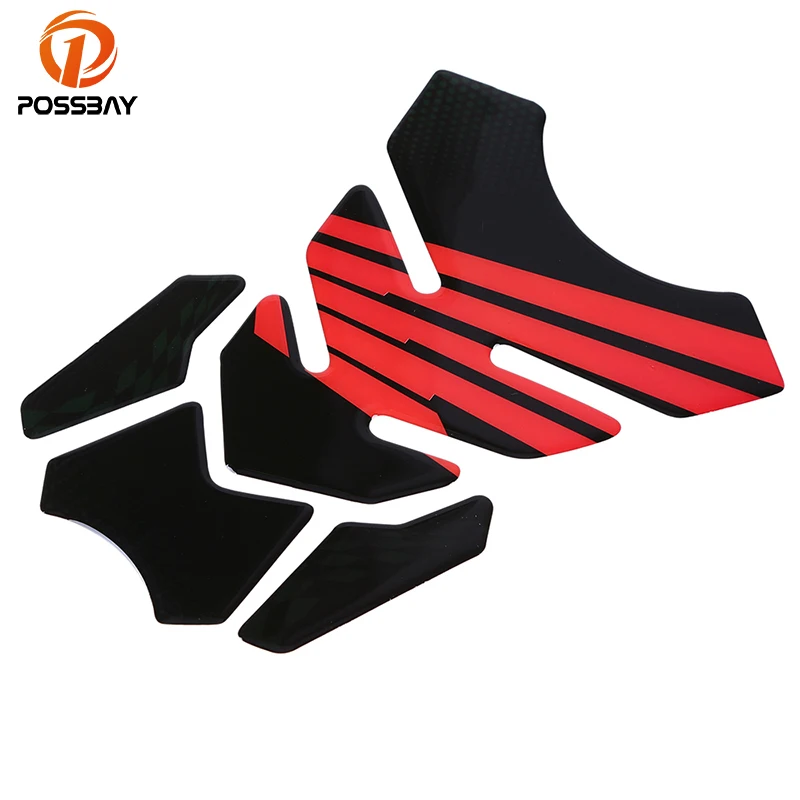

POSSBAY Universal Motorcycle Stickers Oil Fuel Gas Tank Pad Tank Cover Protector 3D Tank Stickers Decals For Harley Suzuki Honda