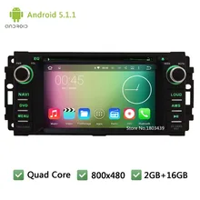 Quad Core Android 5.1.1 DAB+ FM Car DVD Player Radio Stereo Screen For Jeep Compass Commander Grand Cherokee Wrangler DODGE RAM