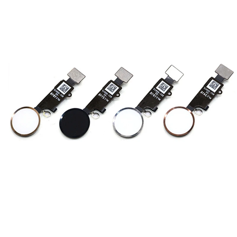

Genuine for iPhone 8 Plus Home Back Button Fingerprint Flexible Cable Assembly for iPhone 7 Plus Phone Parts No Touch ID Home Me