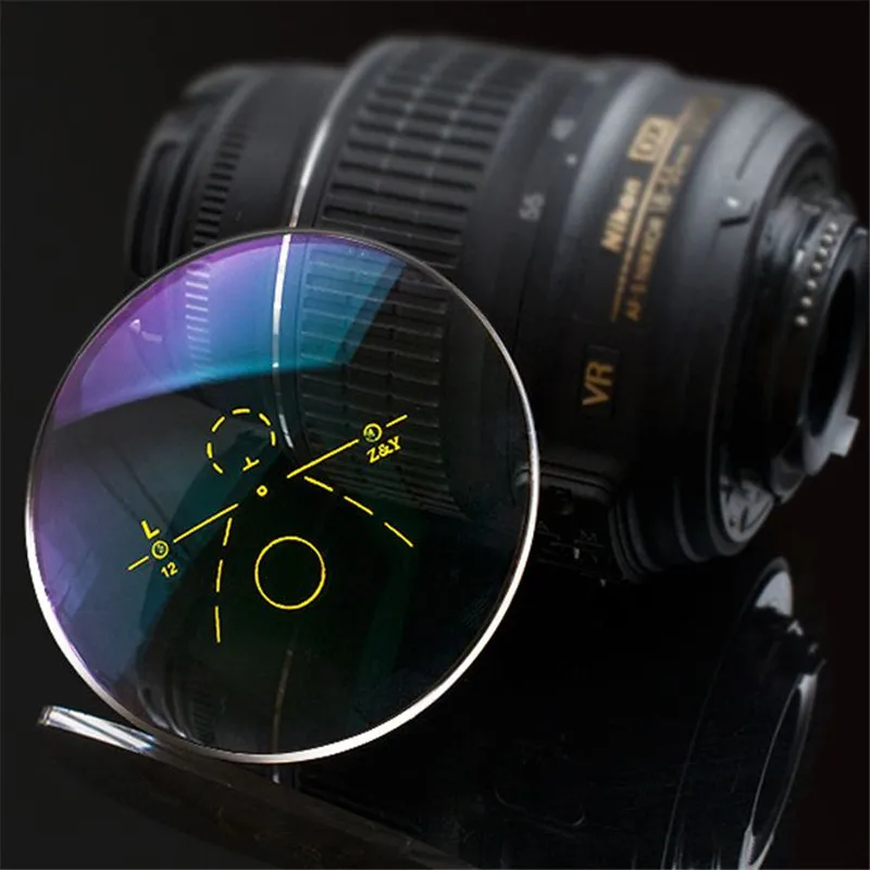 

1.56 1.61 1.67 (ADD +0.75~+3.00) Progressive Multifocal Lenses Prescription Myopia Hyperopia Resistance Short Middle Far Lens
