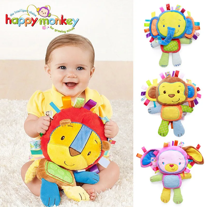 Brinquedos para Crianças Jollybaby Bebê Pano Macio Livro Meu Selva Tecido Atividade Animal Jogo Jogos Livros Educativos Infantil Presente 8 High Quality