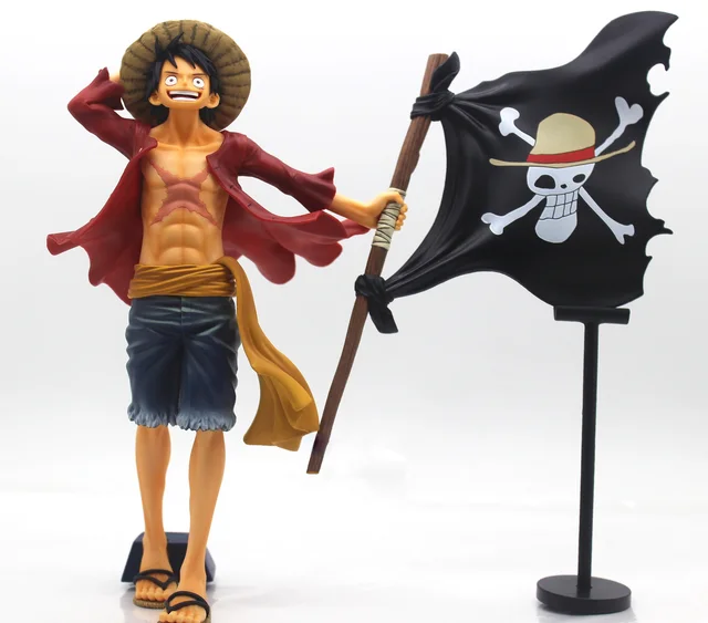 Best Offers One Piece Magazine Pirate Flag Luffy PVC Action Figure Toys Dolls Brinquedos